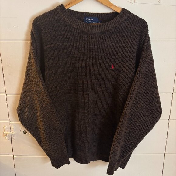Polo Ralph Lauren Sweaters - Classic Polo chocolate brown crewneck knit sweater 🤎✨
